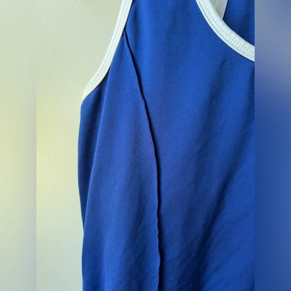 BOAST Tennis Dress Sporty Blue Activewear Athletic Preppy Tennis prep Stretch M